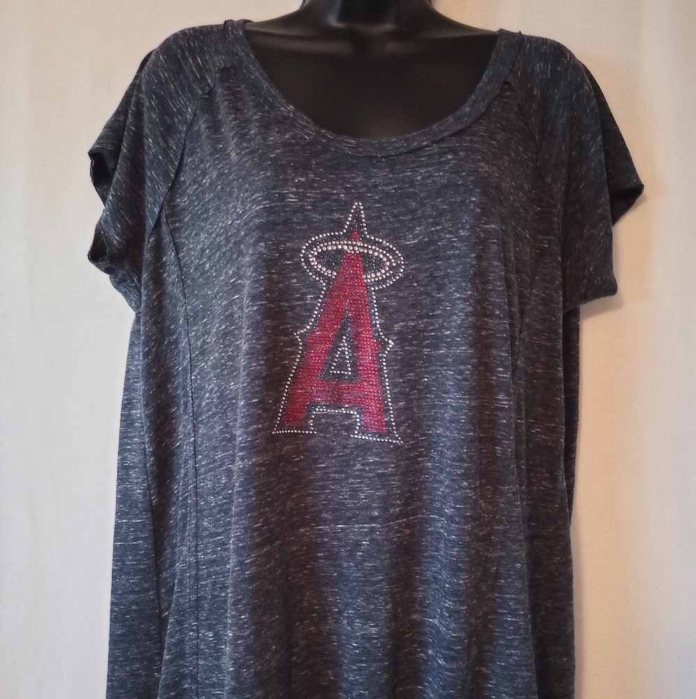 Touch Stadium By Alyssa Milano Angels T-Shirt